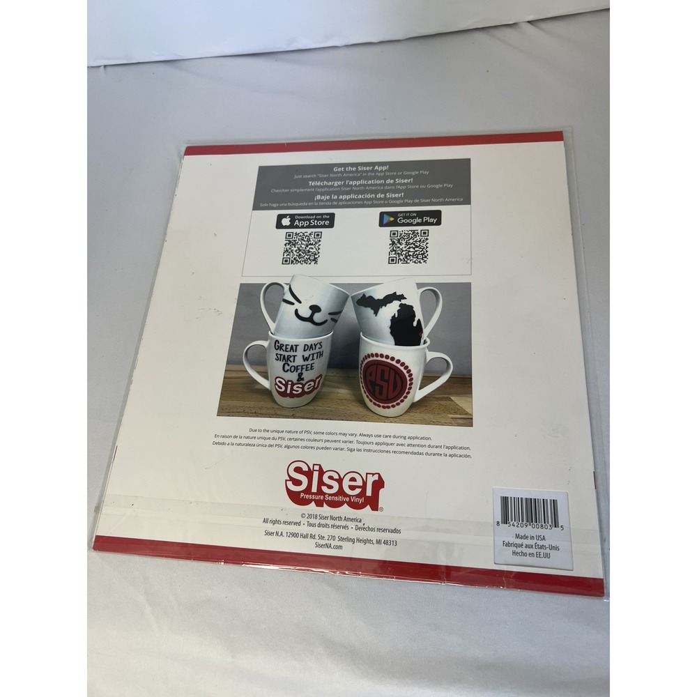 Siser EasyPSV Permanent 4 PACKS 12x12 - Picture 2 of 5